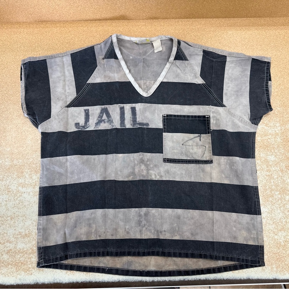 VINTAGE DEAD STOCK PRISON SHIRT: AUTHENTIC TEXAS PRISON RODEO - men and women